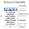 Signmission All Truck Drivers Must OSHA Notice Sign, Plastic, 18in W x 24in L, 2PK OS-2PACK-NS-P-1824-V-15227 - alternate 6